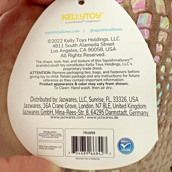 Squishmallows KellyToy Plush 8" Thompson The Armadillo Super Soft & Cuddly NEW - Picture 8 of 17